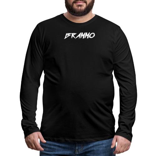 Brammo Cartoon zwart - Mannen Premium shirt met lange mouwen