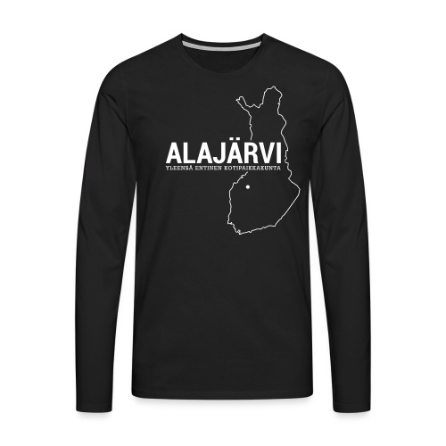 Kotiseutupaita - Alajärvi - Miesten premium pitkähihainen t-paita