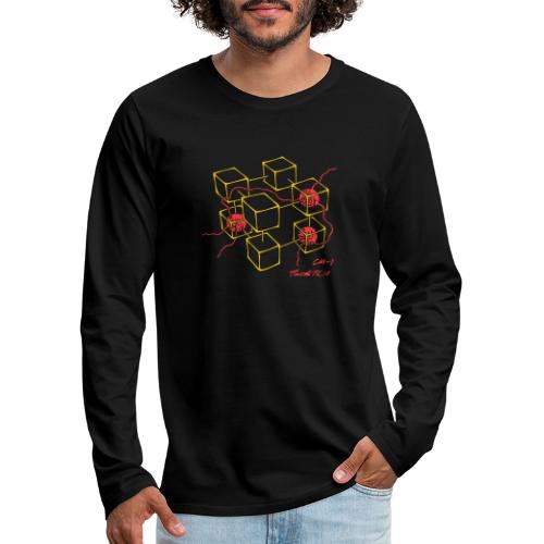 Connection Machine CM-1 Feynman t-shirt logo - Men's Premium Longsleeve Shirt