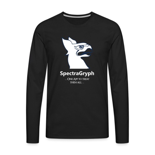 Spectragryph - one app for all spectra - Männer Premium Langarmshirt