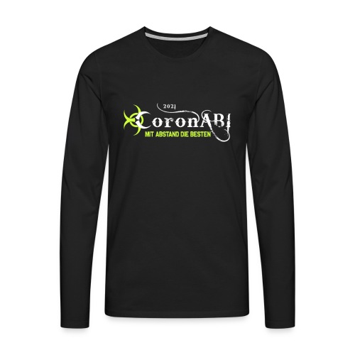 Abi 21 Abitur 2021 Motto Shirt - Coronabi 2021 - Männer Premium Langarmshirt