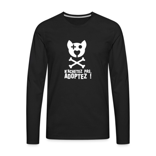 Adoptez ! - T-shirt manches longues Premium Homme