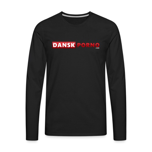 Dansk Porno - Herre premium T-shirt med lange ærmer
