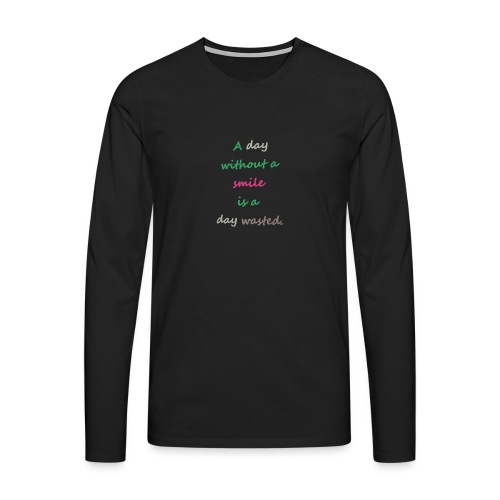 Say in English with effect - Men's Premium Longsleeve Shirt