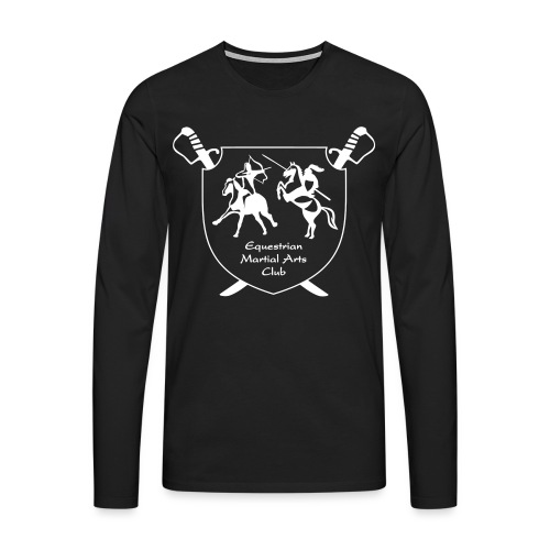 logo miekat vektorig - Miesten premium pitkähihainen t-paita