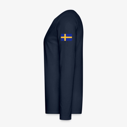 Svenska flaggan - Swedish Flag - Långärmad premium-T-shirt herr