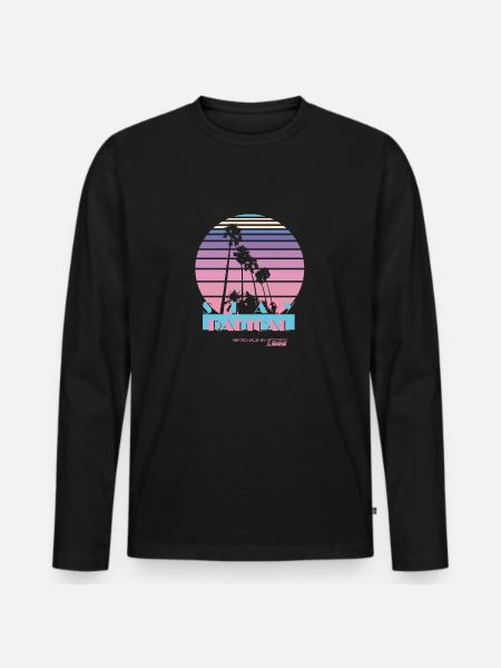 Stay RAD - Men's Premium Organic Long Sleeve Shirt - black