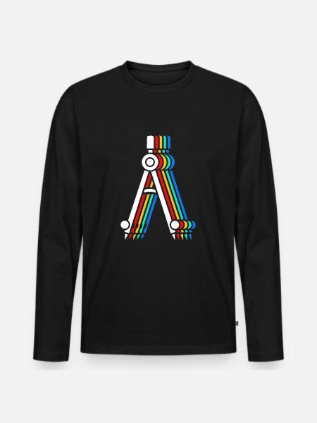 Architecte Architecture - T-shirt manches longues Premium bio Homme - noir