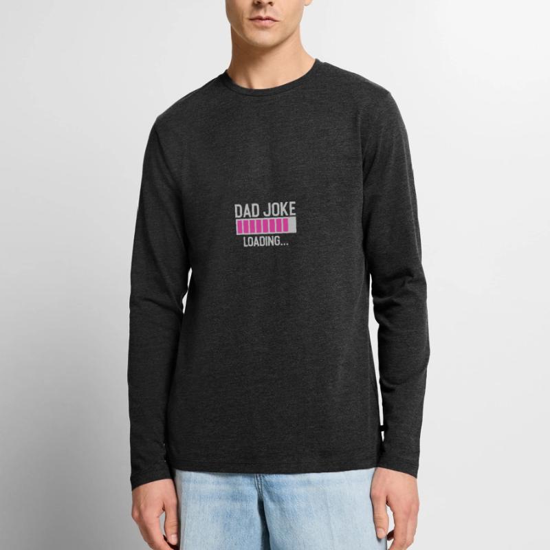 dad joke loading Männer Premium Bio Langarmshirt
