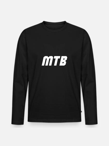 VTT VTT - T-shirt manches longues Premium bio Homme - noir