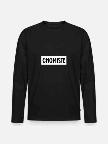 chomiste - T-shirt manches longues Premium bio Homme - noir