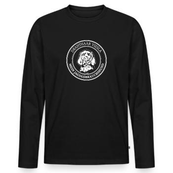 Drahthaar Vizsla Jagdgebrauchshund Hunde Wilsigns - Männer Premium Bio Langarmshirt - Schwarz - Vorne - Nico (187cm)