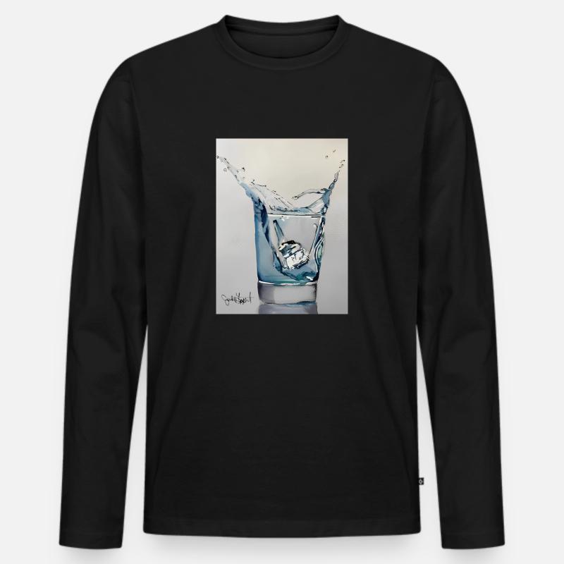 2be4415fde3ce22091b975a171ae9995 2 - Männer Premium Bio Langarmshirt - Schwarz
