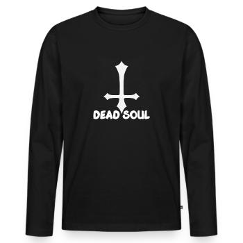 Dead Soul - Männer Premium Bio Langarmshirt - Schwarz - Vorne - Nico (187cm)