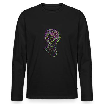 Antiker Gott Griechische Demeter-Mythologie - Männer Premium Bio Langarmshirt - Schwarz - Vorne - Nico (187cm)