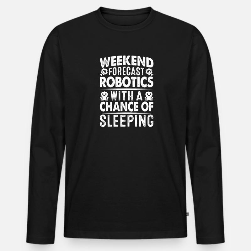 Robotprogrammør Automatiseringstekniker - Premium økologisk langærmet T-shirt til mænd - sort