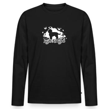 LAGOTTO ROMAGNOLO Dog Wilsigns - Men's Premium Organic Long Sleeve Shirt - black - Front - Nico (187cm)