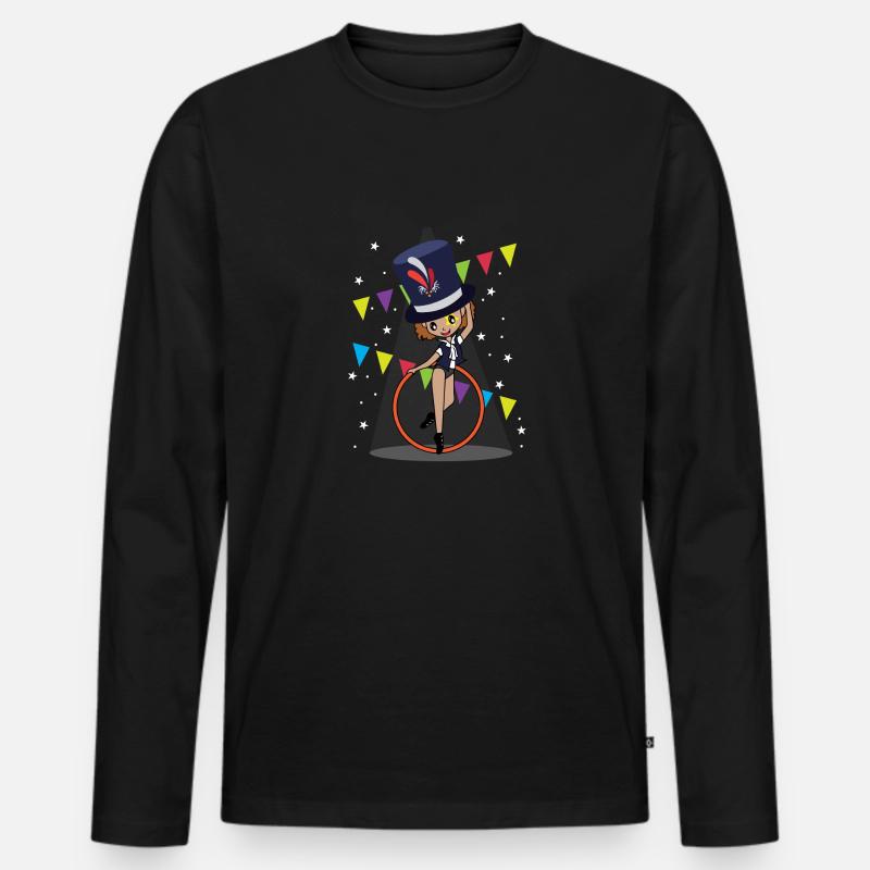 Ein Zauberer Zauberer Geschenk - Männer Premium Bio Langarmshirt - Schwarz