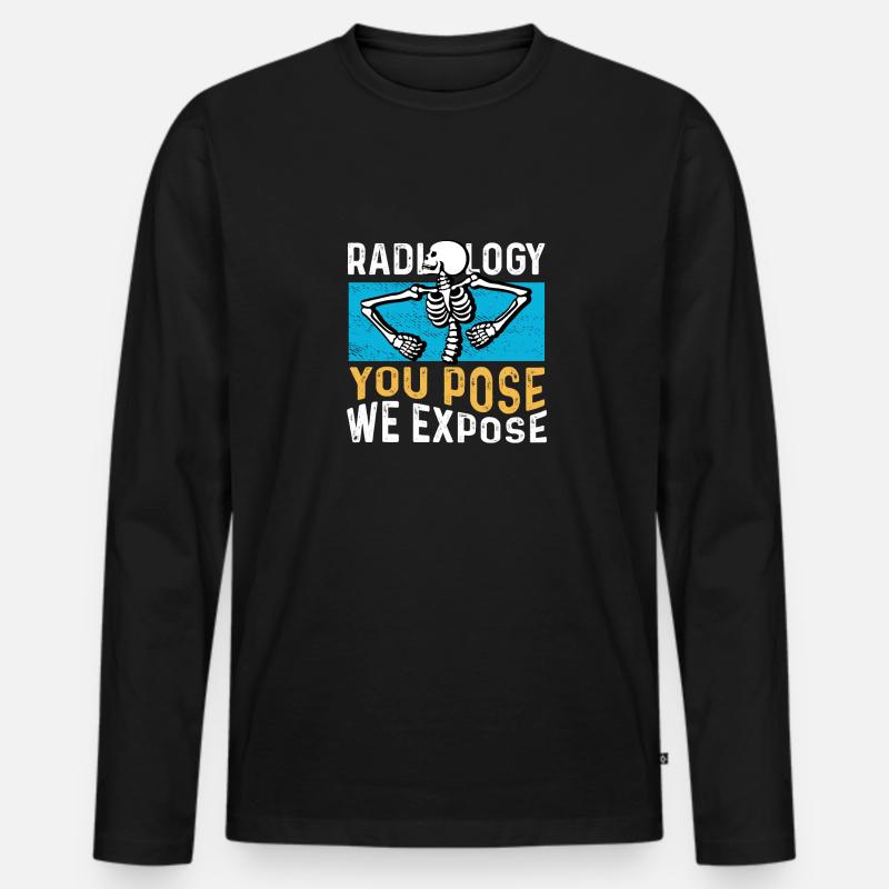 Wir setzen aus Ob-Gynem Gift - Männer Premium Bio Langarmshirt - Schwarz