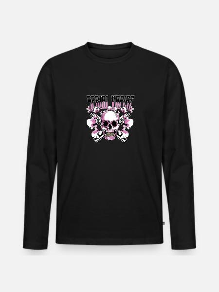 Serienampf Party Lovers Gift - Men's Premium Organic Long Sleeve Shirt - black