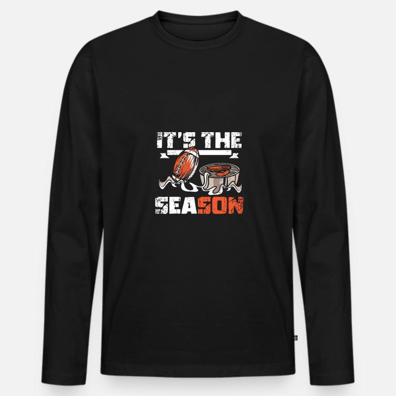 Tailgate C’est la saison - T-shirt manches longues Premium bio Homme - noir