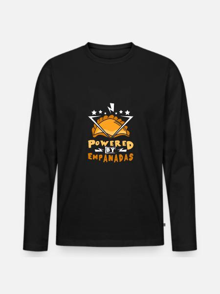 Propulsé par Empanadas - T-shirt manches longues Premium bio Homme - noir