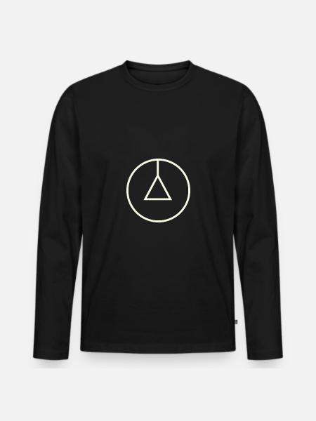Illuminati all seeing eye - Men's Premium Organic Long Sleeve Shirt - black