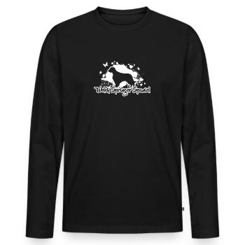 WELSH SPRINGER SPANIEL Race de chien Chiens Wilsigns - T-shirt manches longues Premium bio Homme - noir - Devant - Nico (187cm)
