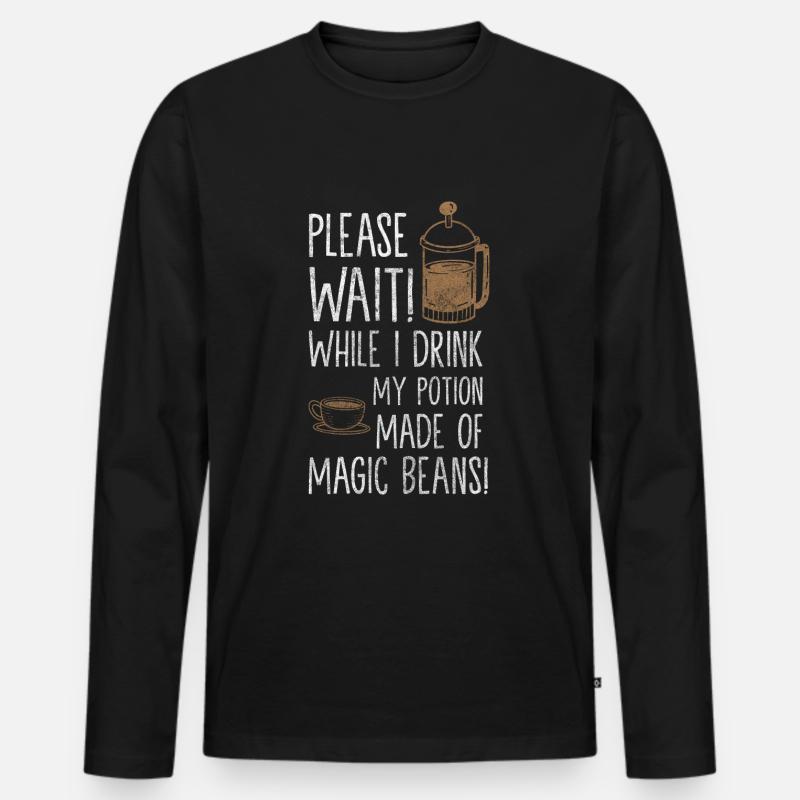 Potion Gesundheit Apotheke - Männer Premium Bio Langarmshirt - Schwarz
