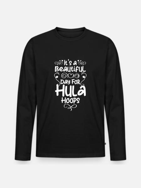 trend abnehmen - Männer Premium Bio Langarmshirt - Schwarz