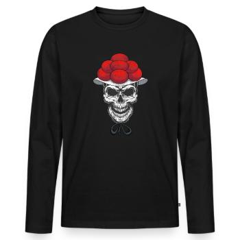 Schwarzwaldmädel Bollenhut Schwarzwald - Männer Premium Bio Langarmshirt - Schwarz - Vorne - Nico (187cm)