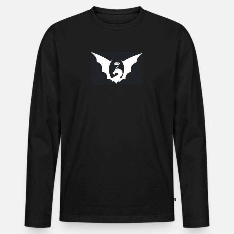 logo etheryon - T-shirt manches longues Premium bio Homme - noir