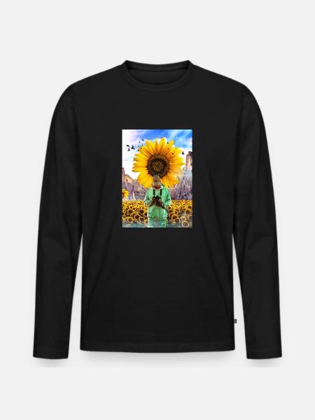Happy Summer Photographer - Men's Premium Organic Long Sleeve Shirt - black