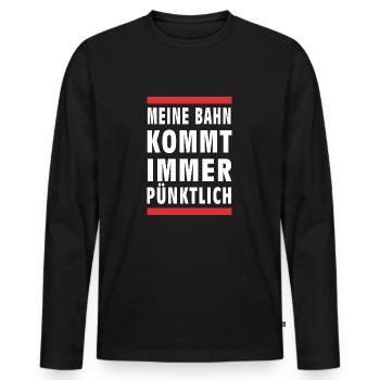 Mdma Drogen Spruch Lustig Speed Pepp Koks Kokain - Männer Premium Bio Langarmshirt - Schwarz - Vorne - Nico (187cm)