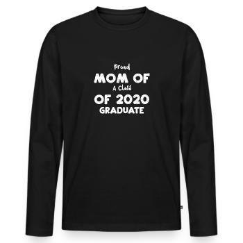 Proud Mom Of A Class Of 2020 Gra... - Männer Premium Bio Langarmshirt - Schwarz - Vorne - Nico (187cm)