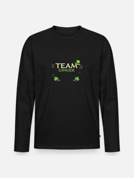 Équipe Ginger - Saint-Patrick - T-shirt manches longues Premium bio Homme - noir