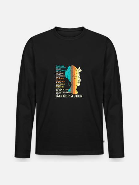 Sternzeichen Krebs - Männer Premium Bio Langarmshirt - Schwarz