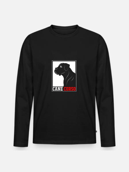 Cane Corso - Men's Premium Organic Long Sleeve Shirt - black