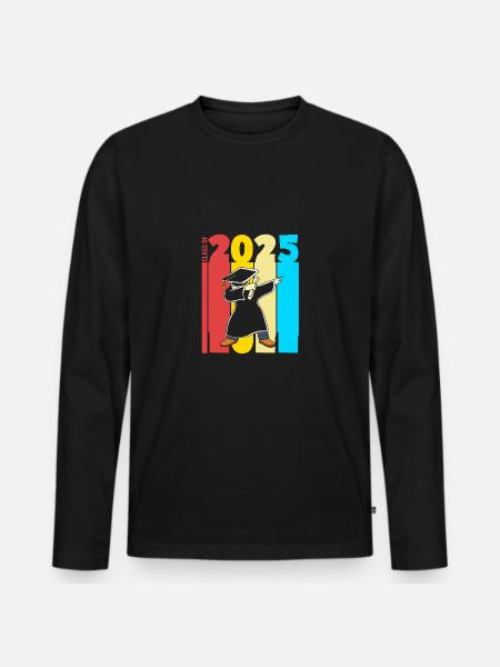 Class of 2025 - Men's Premium Organic Long Sleeve Shirt - black