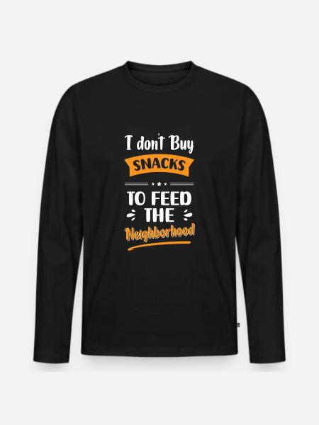 Neighbour Beer - Men's Premium Organic Long Sleeve Shirt - black