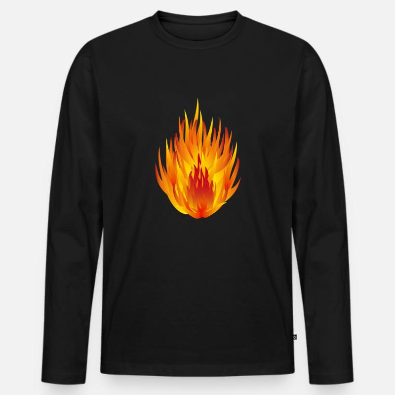 konzentrat - Männer Premium Bio Langarmshirt - Schwarz