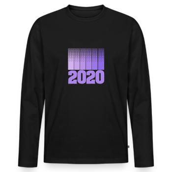 Class of 2020 - Men's Premium Organic Long Sleeve Shirt - black - Front - Nico (187cm)