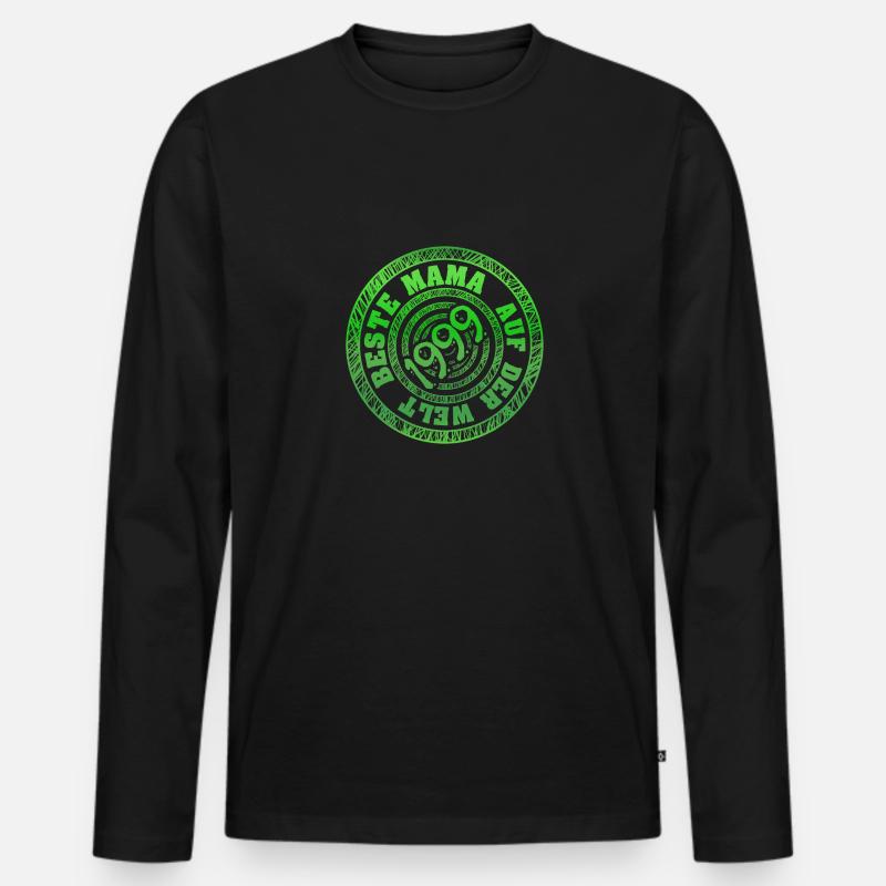geboren 1999 - Männer Premium Bio Langarmshirt - Schwarz
