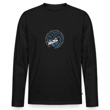 Chili Body Boarding Boogie Board Beach Ocean Fan - T-shirt manches longues Premium bio Homme - noir - Devant - Nico (187cm)