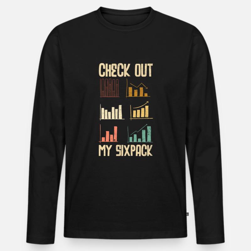 Data Analytics Data Engineering Check Out My 6 Pack Men's Premium Organic Long Sleeve Shirt