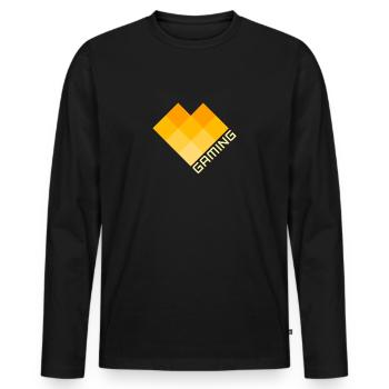 Love Gaming Deluxe Edition - T-shirt manches longues Premium bio Homme - noir - Devant - Nico (187cm)