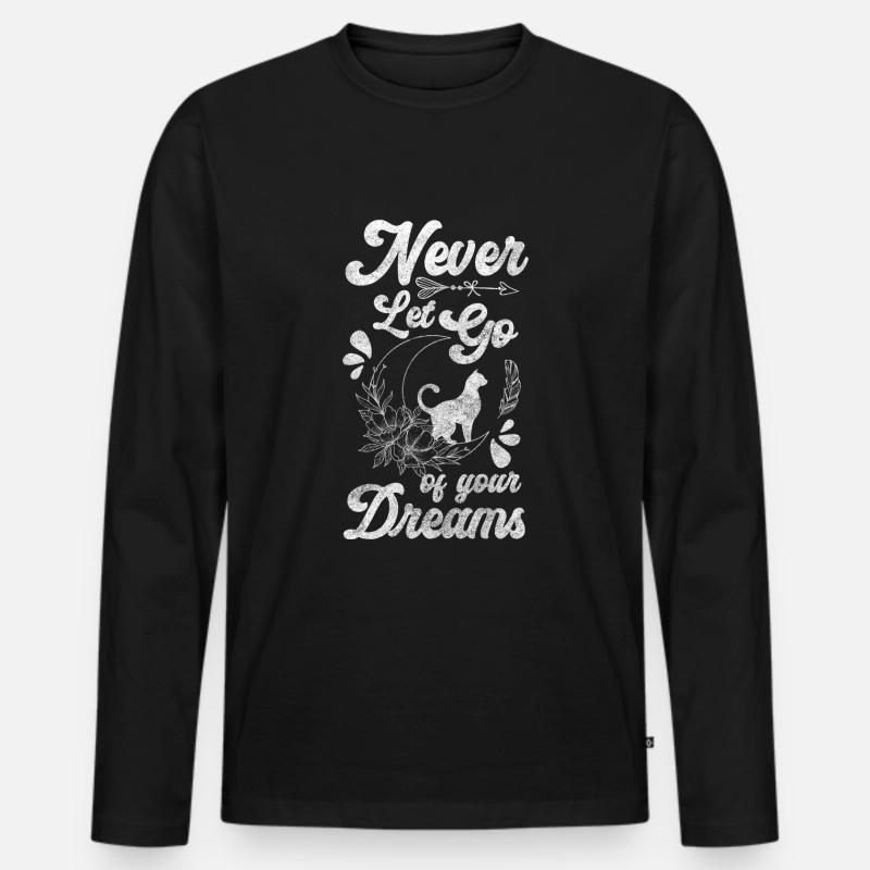 Magic Symbol Elements Power - Men's Premium Organic Long Sleeve Shirt - black