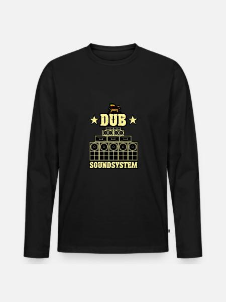 Dub Soundsystem - Men's Premium Organic Long Sleeve Shirt - black