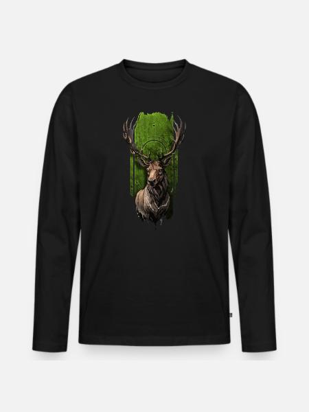 Monarque majestueux : Orignal - T-shirt manches longues Premium bio Homme - noir