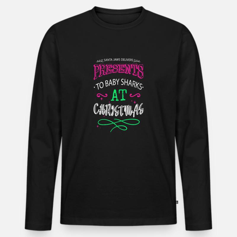dinosaurs computer bodybuilder dinosaur tshirt - Männer Premium Bio Langarmshirt - Schwarz